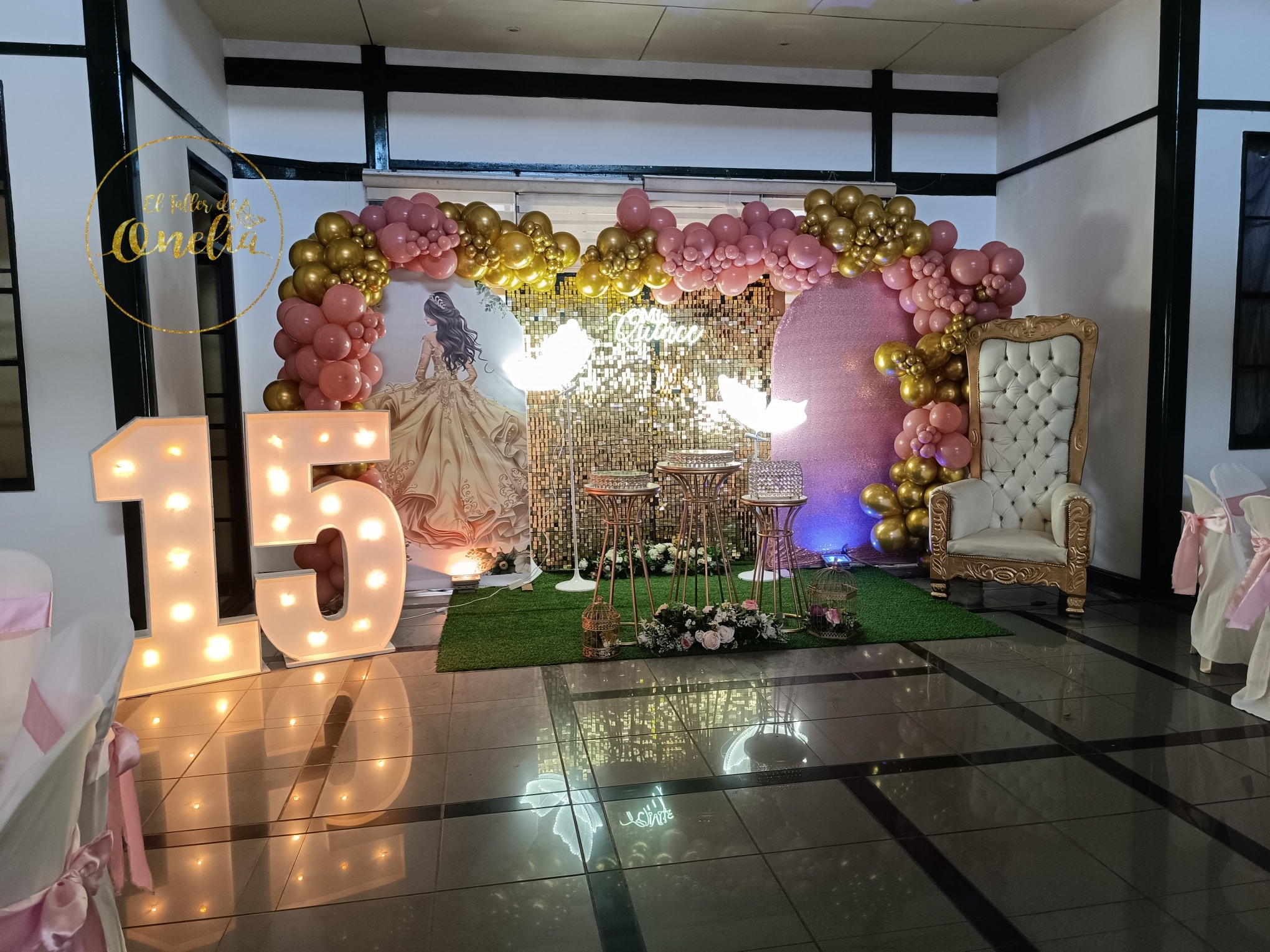 Decoración 15 años